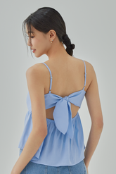 Daphie Tie Back Babydoll Top